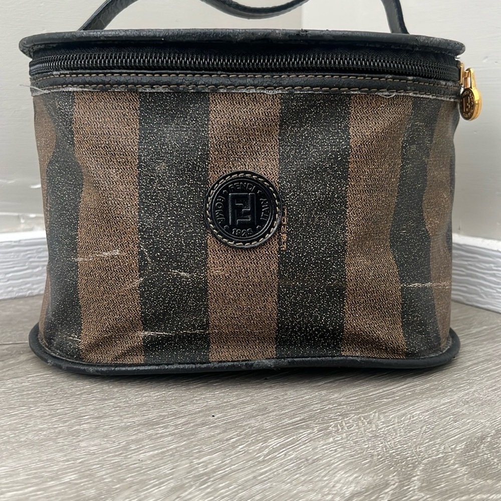 Fendi Brown and Tan Tote Bag